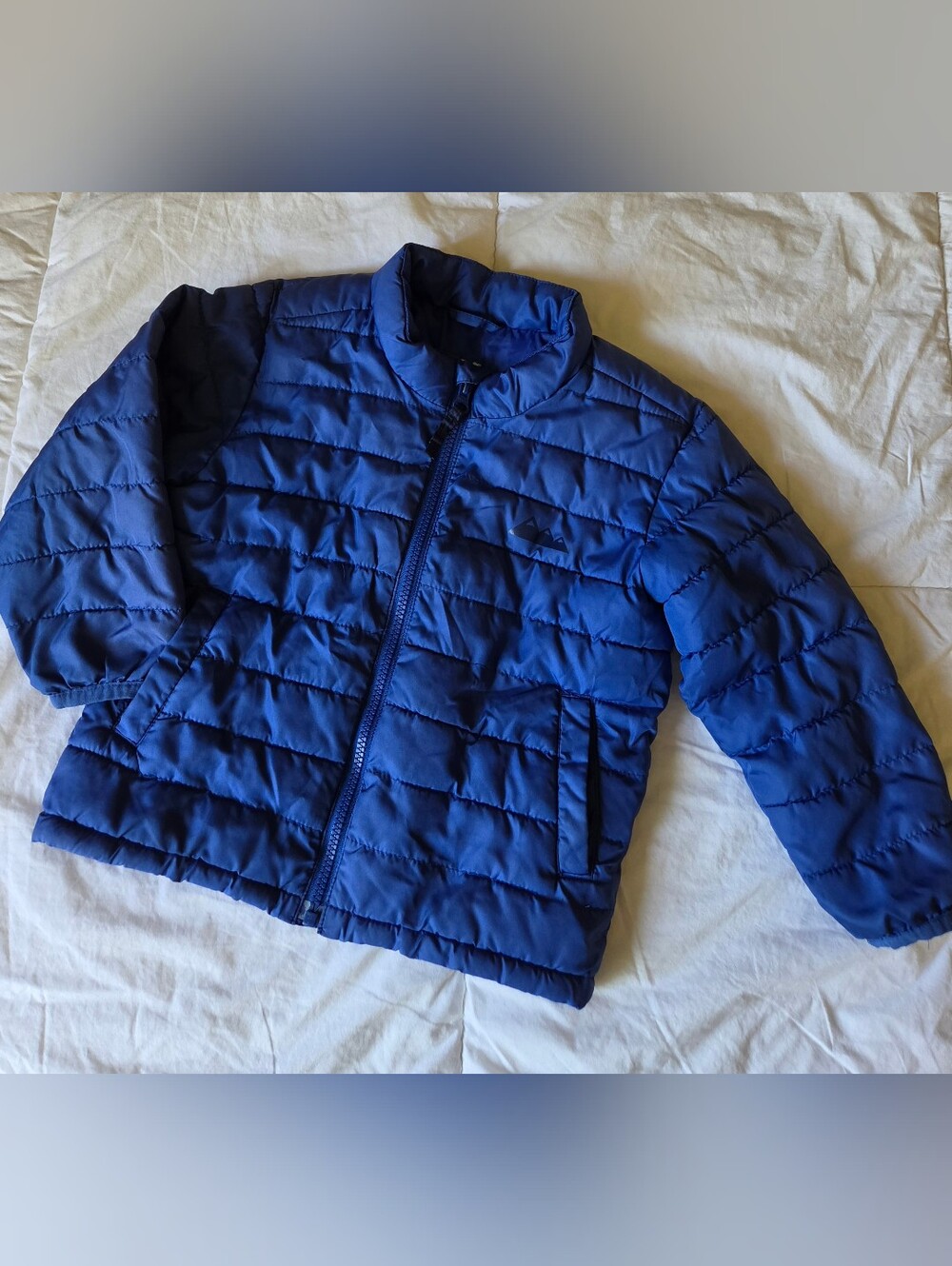 Old Navy Toddler Boys Blue Quilted Puffer Jacket Coat Size 4T